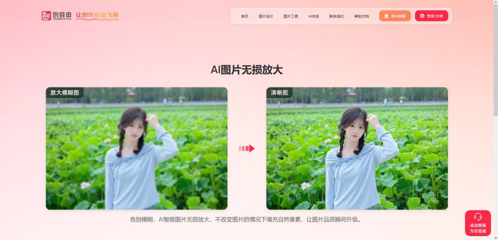 创自由AI无损放大
