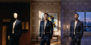 AI换模特效果图